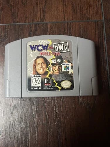 WCW vs NWO World Tour N64 Authentic, Tested - Nintendo 64
