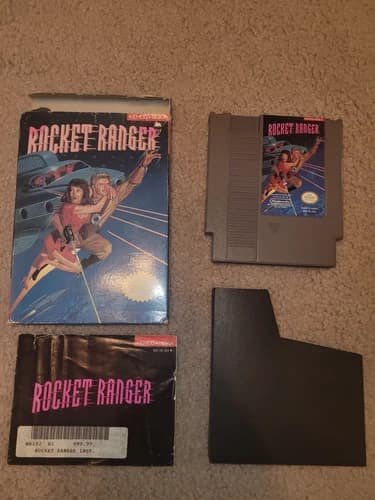Nintendo NES Game Rocket Ranger CIB Complete In Box