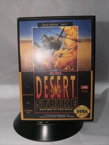 Desert Strike: Return to the Gulf (Sega Genesis, 1992) CIB Manual Tested
