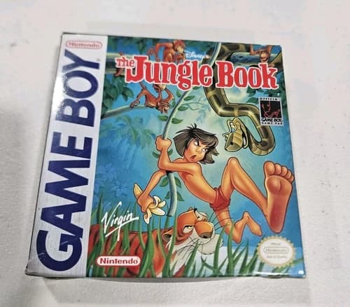Gameboy Disney's THE JUNGLE BOOK Complete CIB Box Nintendo Game Boy