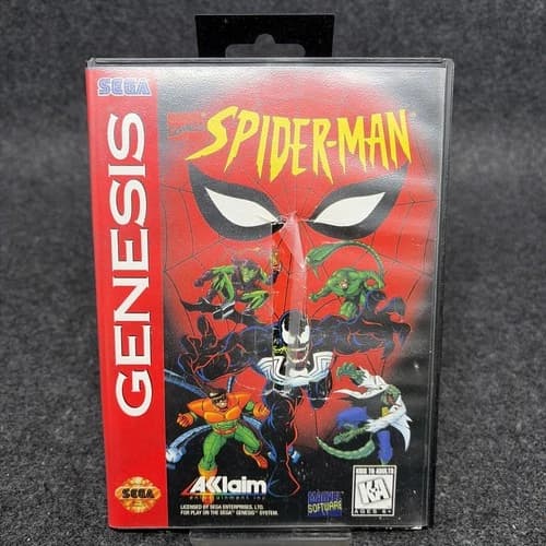 Spider-Man Animated Series (Sega Genesis) - Authentic CIB Acceptable Condition