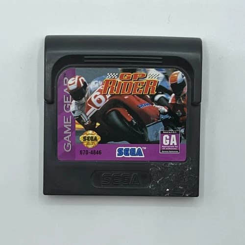 Sega Game Gear GP Rider Authentic Tested & Working Official Cartridge Only 1994