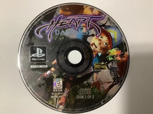 Heart of Darkness Disc 2 PS1 Sony PlayStation 1 Disc 2 Only