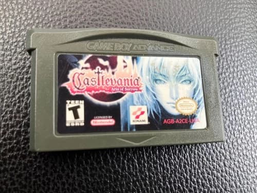 Castlevania: Aria of Sorrow (Nintendo GameBoy Advance, 2003) RARE