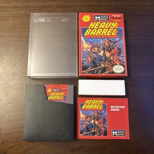 Heavy Barrel (Nintendo NES) Complete - Tested - Authentic