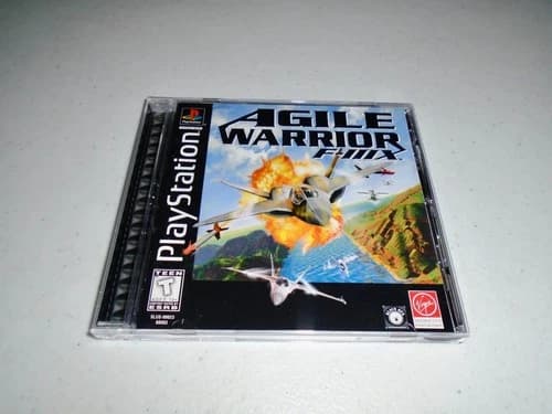 Agile Warrior F-111X (rare Jewel Case variant ☆☆ Complete Playstation 1 PS1 IIIX