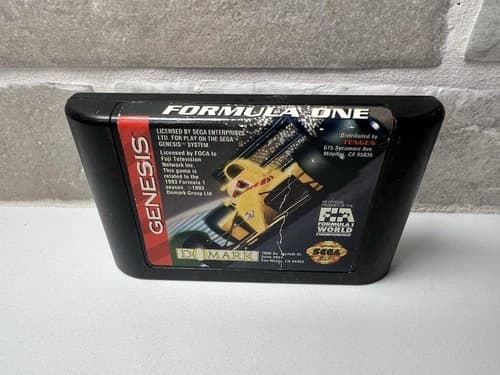 Formula One F1 - Sega Genesis, 1993 - CART ONLY