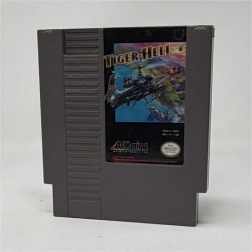 Nintendo Tiger-Heli NES Shooter Game Acclaim Entertainment Cartridge NTSC-U/C