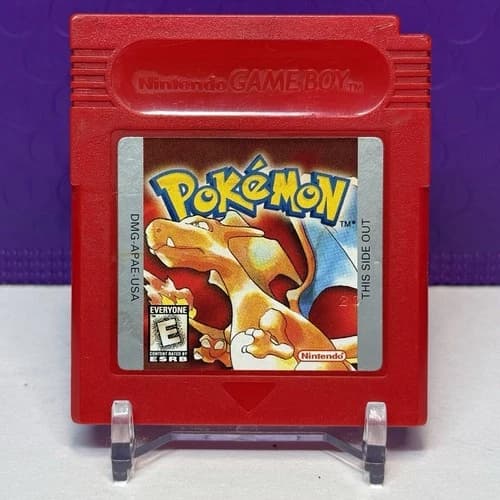 Pokemon Red Version – GameBoy [Authentic – New Save Battery] Cartridge Only