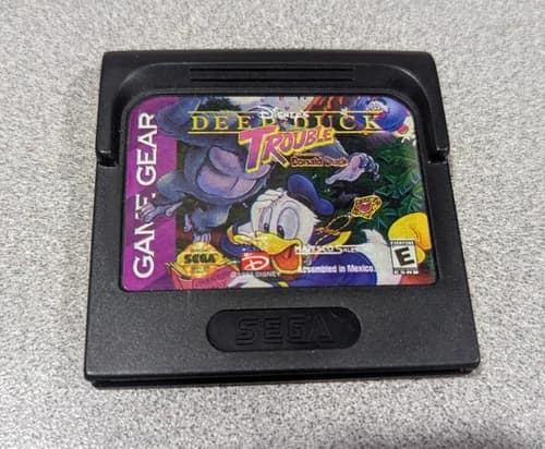 Deep Duck Trouble Starring Donald Duck Sega Game Gear Majesco Cartridge Only