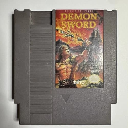 Nintendo NES: Demon Sword Cartridge - Tested & WORKS