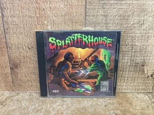 Splatterhouse (TurboGrafx-16, 1990) - Complete In Case - Game is Minty