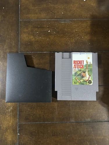 Racket Attack (Nintendo Entertainment System, 1988) NES Tennis Tested Working