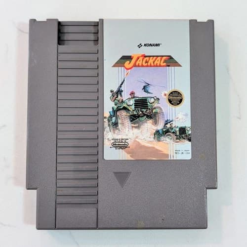 Jackal (Nintendo NES, 1987) Authentic Cartridge - Cleaned & Tested