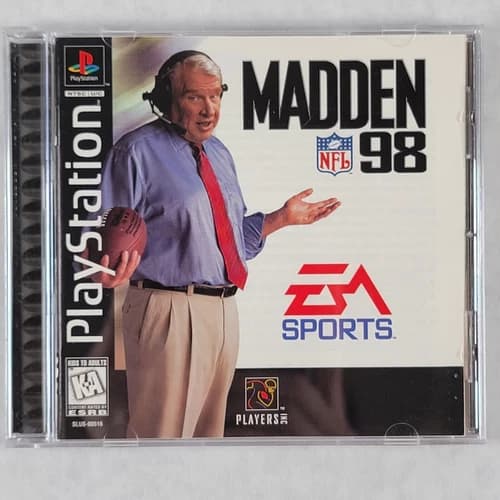 Madden NFL 98 Sony PS1 Playstation 1 CIB