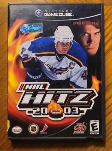 NHL Hitz 2003 (Nintendo GameCube, 2002) Complete With Manual