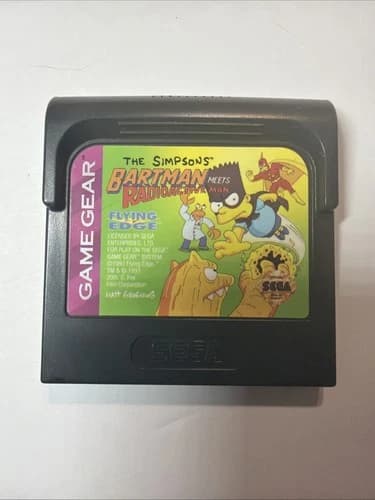 Sega Game Gear - The Simpsons: Bartman Meets Radioactive Man 1993 Loose