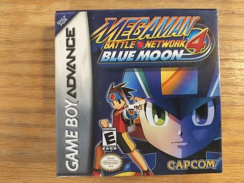 Mega Man Battle Network 4: Blue Moon (Nintendo Game Boy Advance, 2004) CIB