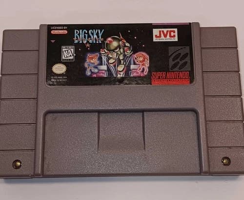 Big Sky Trooper SNES Cart Only Tested