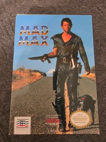 Mad Max (Nintendo Entertainment System, 1990) CIB Good Condition