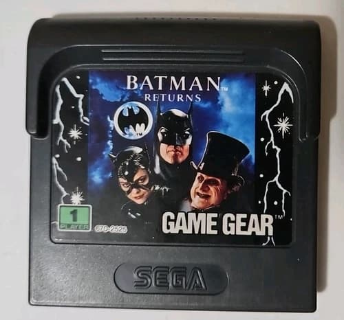 Batman Returns Sega Game Gear Authentic Cartridge Only - Tested & Working