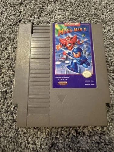Mega Man 5 Nintendo NES Game Cartridge Only Authentic Tested Working Clean