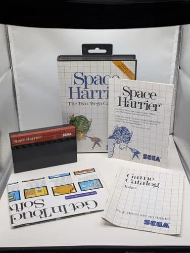 Space Harrier (Sega Master, 1986) CIB Tested & Working