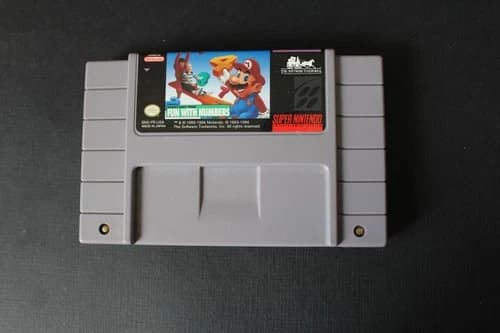 Mario's Early Years: Fun With Numbers (Super Nintendo Entertainment System) SNES