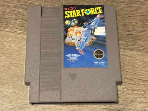 Star Force Nintendo Nes Cleaned & Tested Authentic