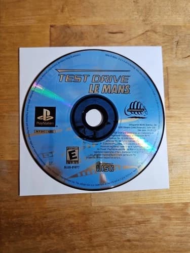 Test Drive Le Mans (Sony PlayStation 1, PS1) DISC ONLY - Tested - Authentic