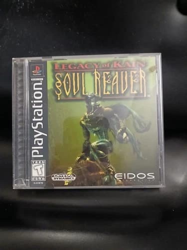 Legacy of Kain Soul Reaver PS1 PlayStation 1 CIB Complete Black Label