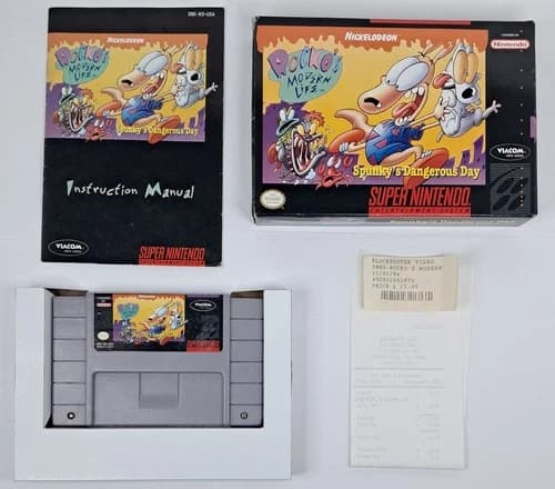 Rocko's Modern Life - Spunky's Dangerous Day CIB (Super Nintendo, 199) SNES