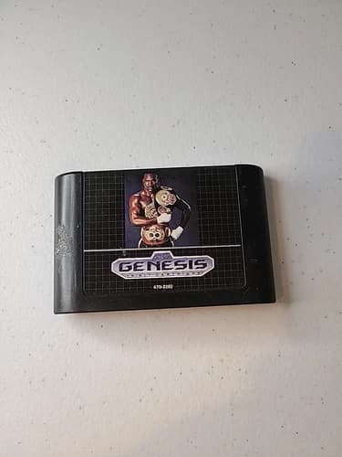 Evander Holyfield's "Real Deal" Boxing (Sega Genesis, 1992) Tested Authentic