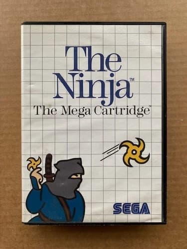 SEGA MASTER SYSTEM THE NINJA GAME COMPLETE TESTED AND WORKING