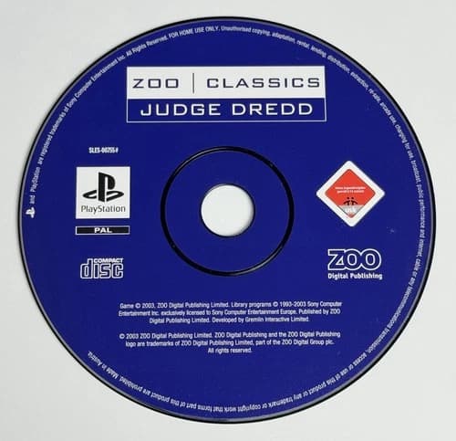 Judge Dredd - Disc Only - PlayStation 1 PS1 | TheGameWorld