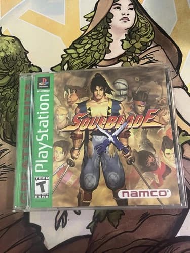 Soul Blade (Sony PlayStation 1, 1995) PS1 CIB w/Manual Green Label - Tested