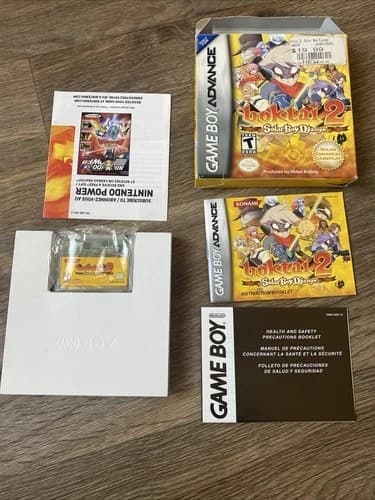Boktai 2: Solar Boy Django (Nintendo Game Boy Advance, 2004) Complete CIB Box