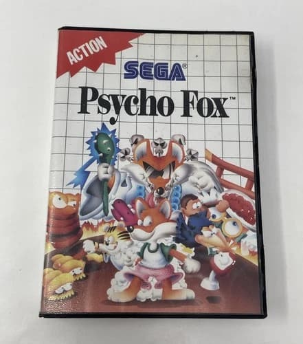 Psycho Fox (Sega Master System, 1989) - Psyco Fox Misprint CIB Tested Working