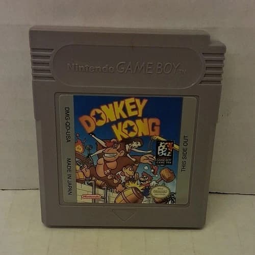 Nintendo Donkey Kong Game Boy Platformer NTSC-U/C US/Canada Tested