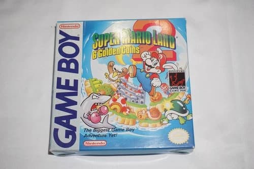 Super Mario Land 2 (Nintendo Game Boy Gameboy) Complete in Box CIB