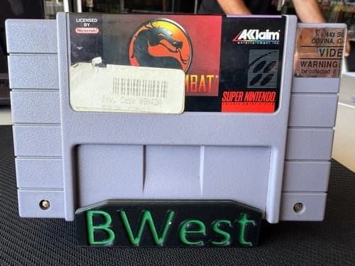 Mortal Kombat SNES Super Nintendo Tested and Working Cartridge Only