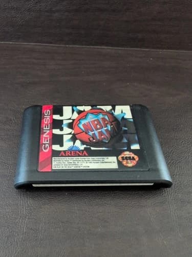 NBA Jam (Sega Genesis, 1994) Cart Only Tested Working - Nostalgic Fun