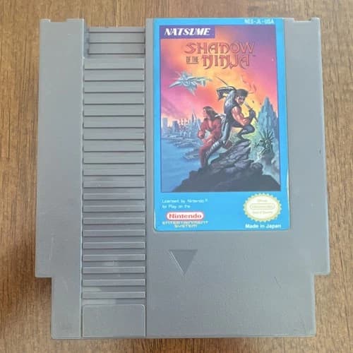Natsume Shadow of the Ninja Nintendo Entertainment System NES Game Cartridge