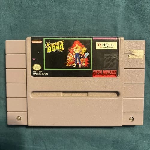 James Bond Jr. Super Nintendo Entertainment System 1992 SNES