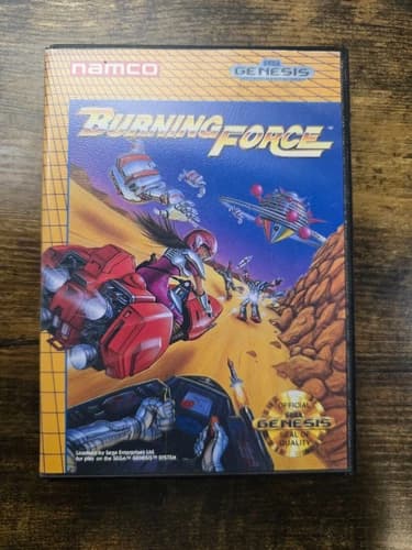 Sega Genesis (CIB) - Burning Force, Complete Game, Box and Manual