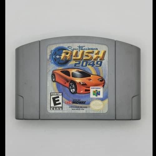 San Francisco Rush 2049 Nintendo 64 N64 NTSC-U/C E Racing Midway (TESTED)