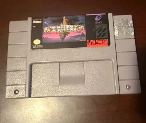 Enix Brain Lord Nintendo SNES Game Cartridge TESTED AND WORKING