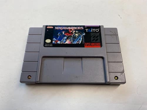 Ninja Warriors (SNES/Nintendo Super Nintendo) Cartridge - Tested & Working! RARE