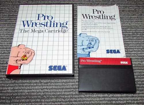 Pro Wrestling for Sega Master System Complete Fast Shipping