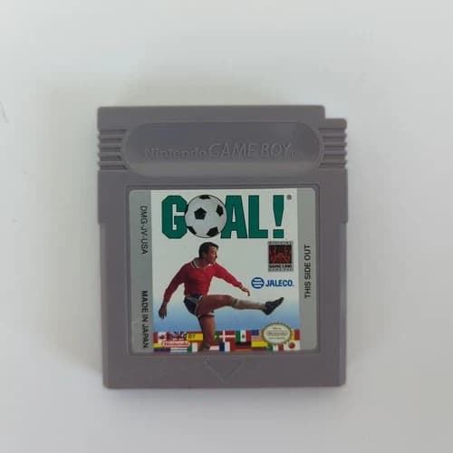 Goal Game Boy Original Authentic Nintendo GB Handheld Soccer Game